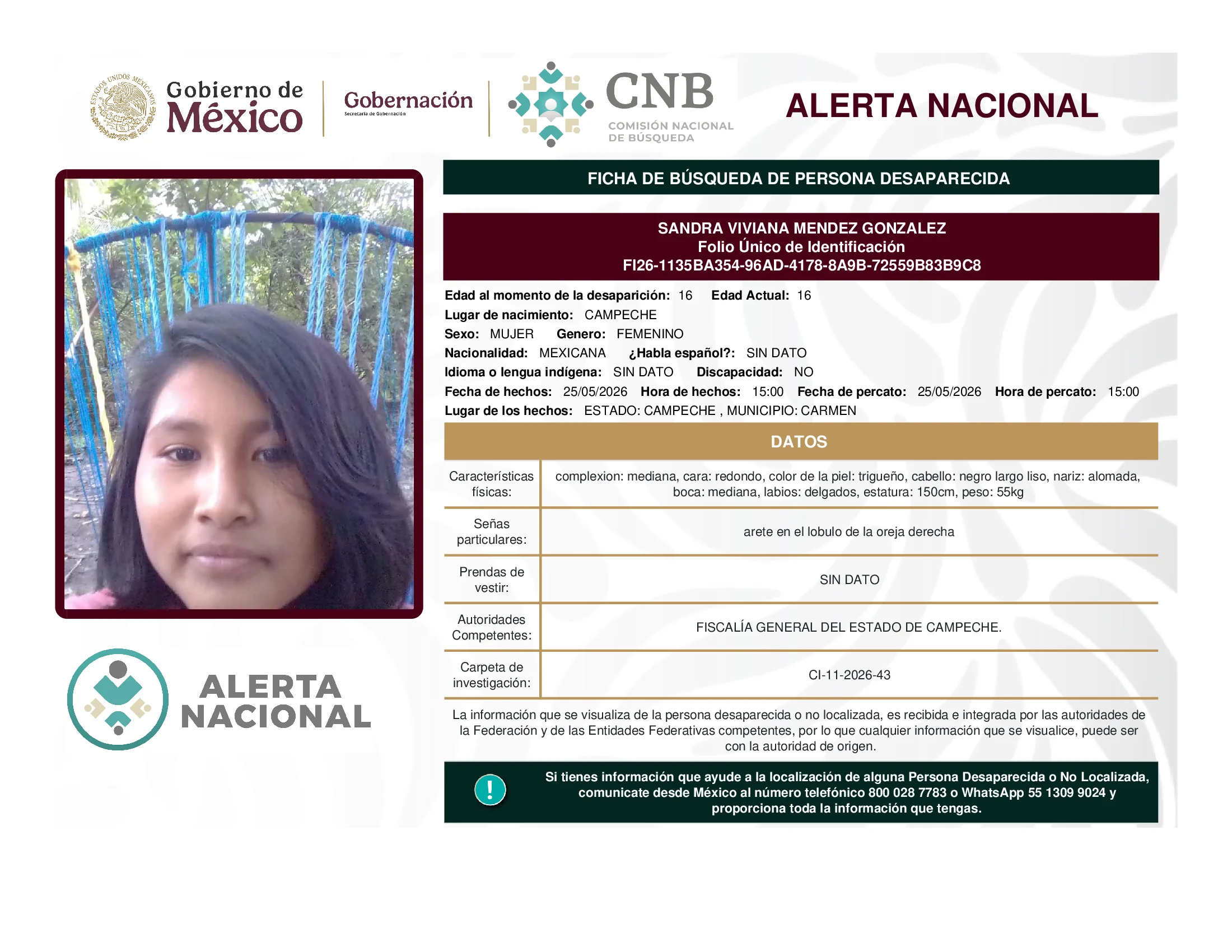 Sandra Viviana Mendez Gonzalez