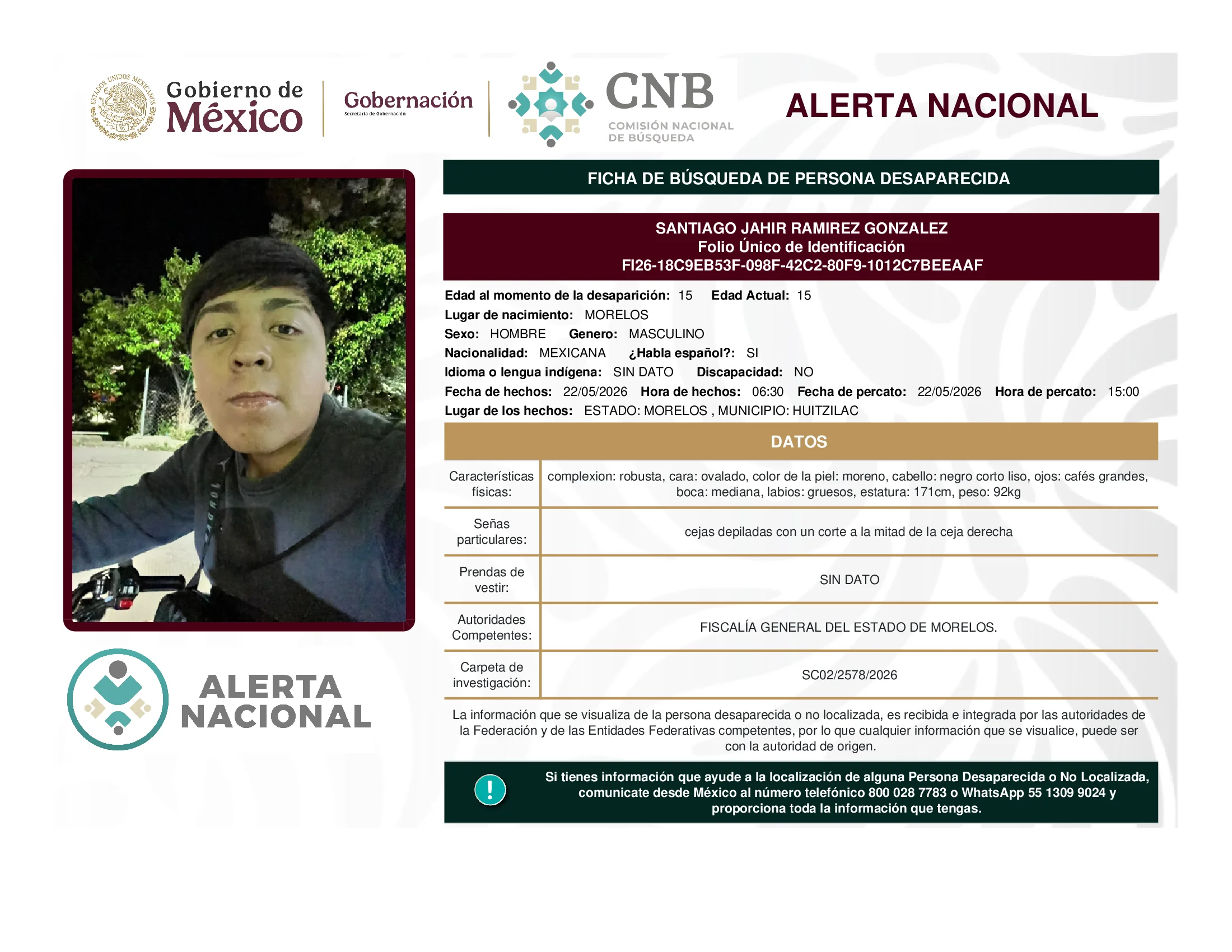 Santiago Jahir Ramirez Gonzalez