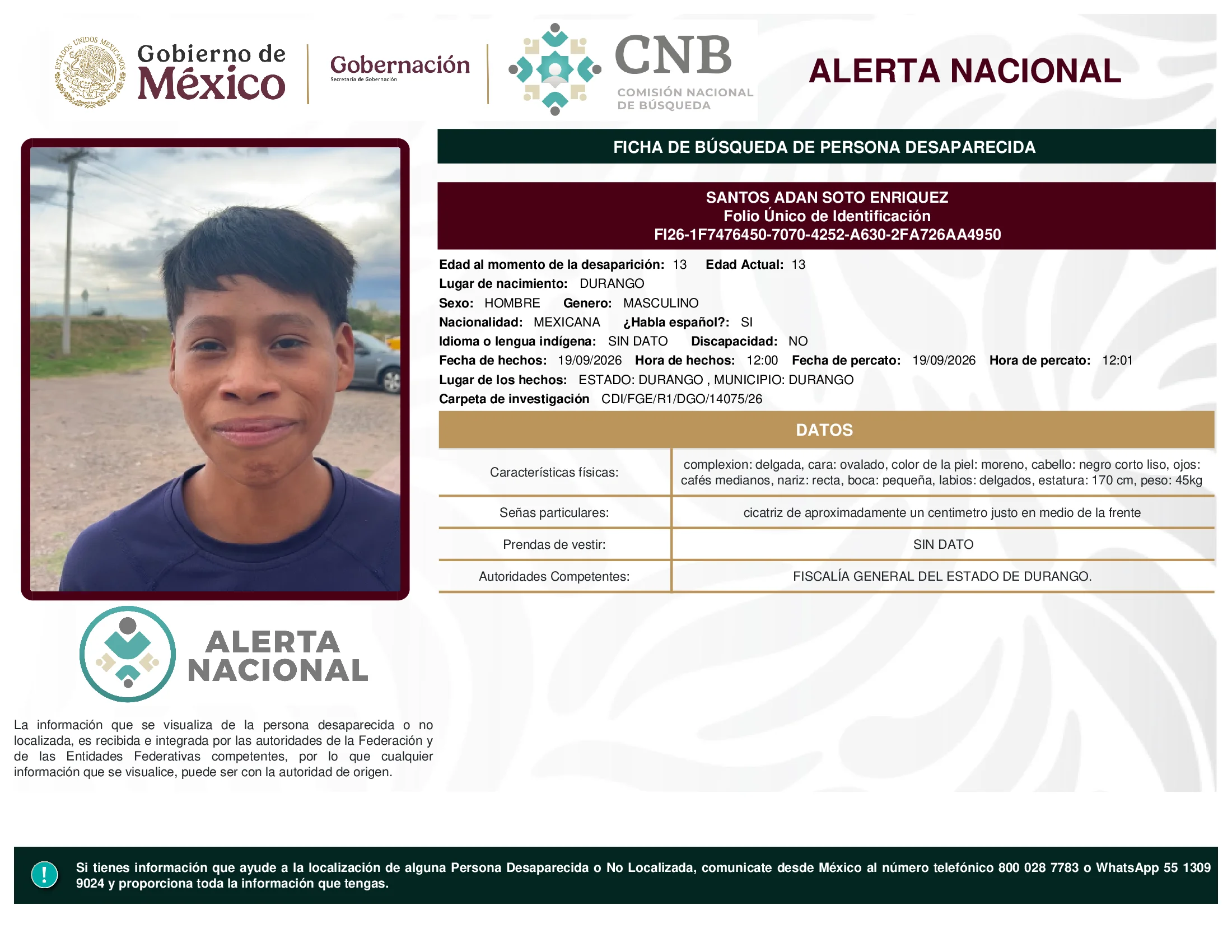 Santos Adan Soto Enriquez