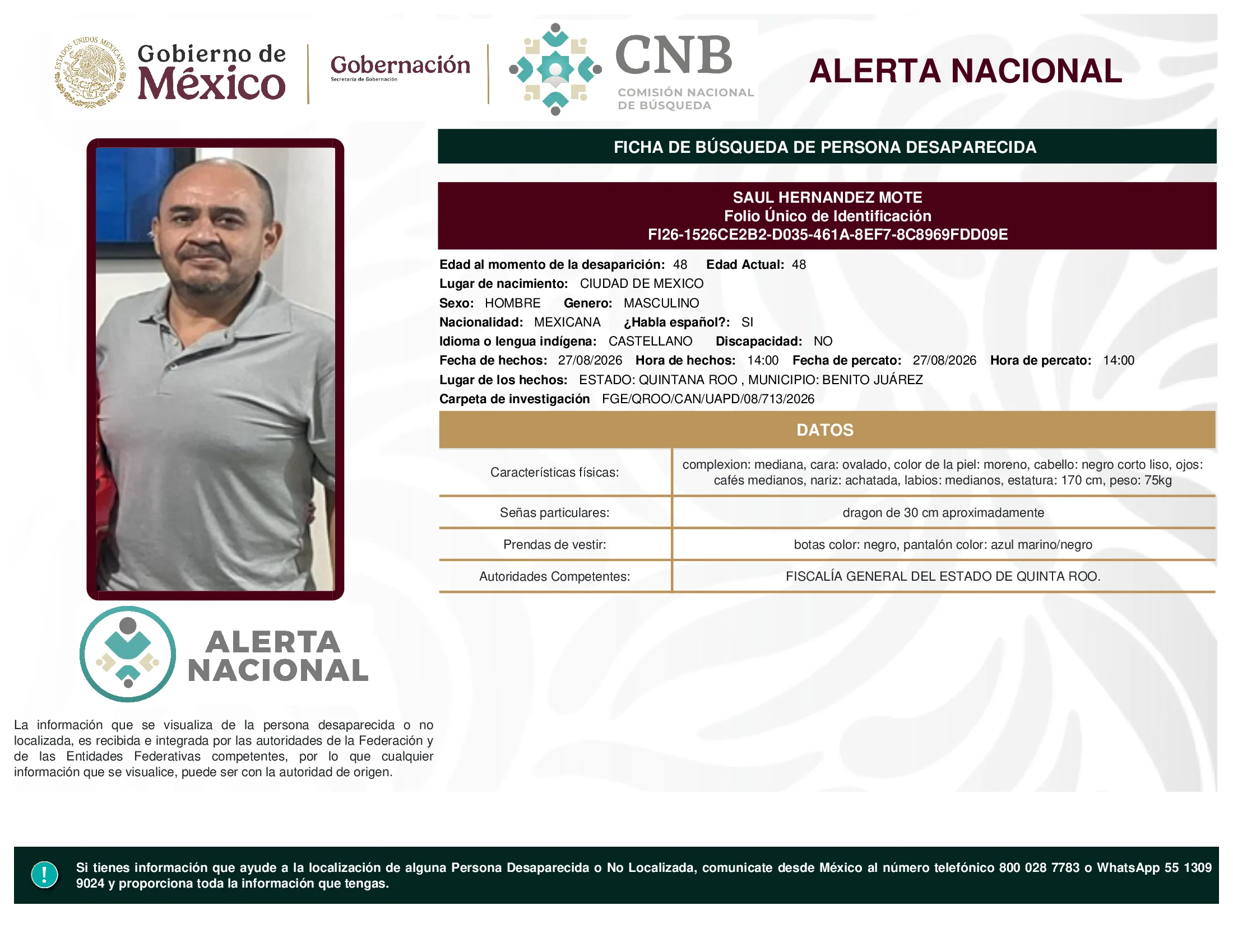 Saul Hernandez Mote