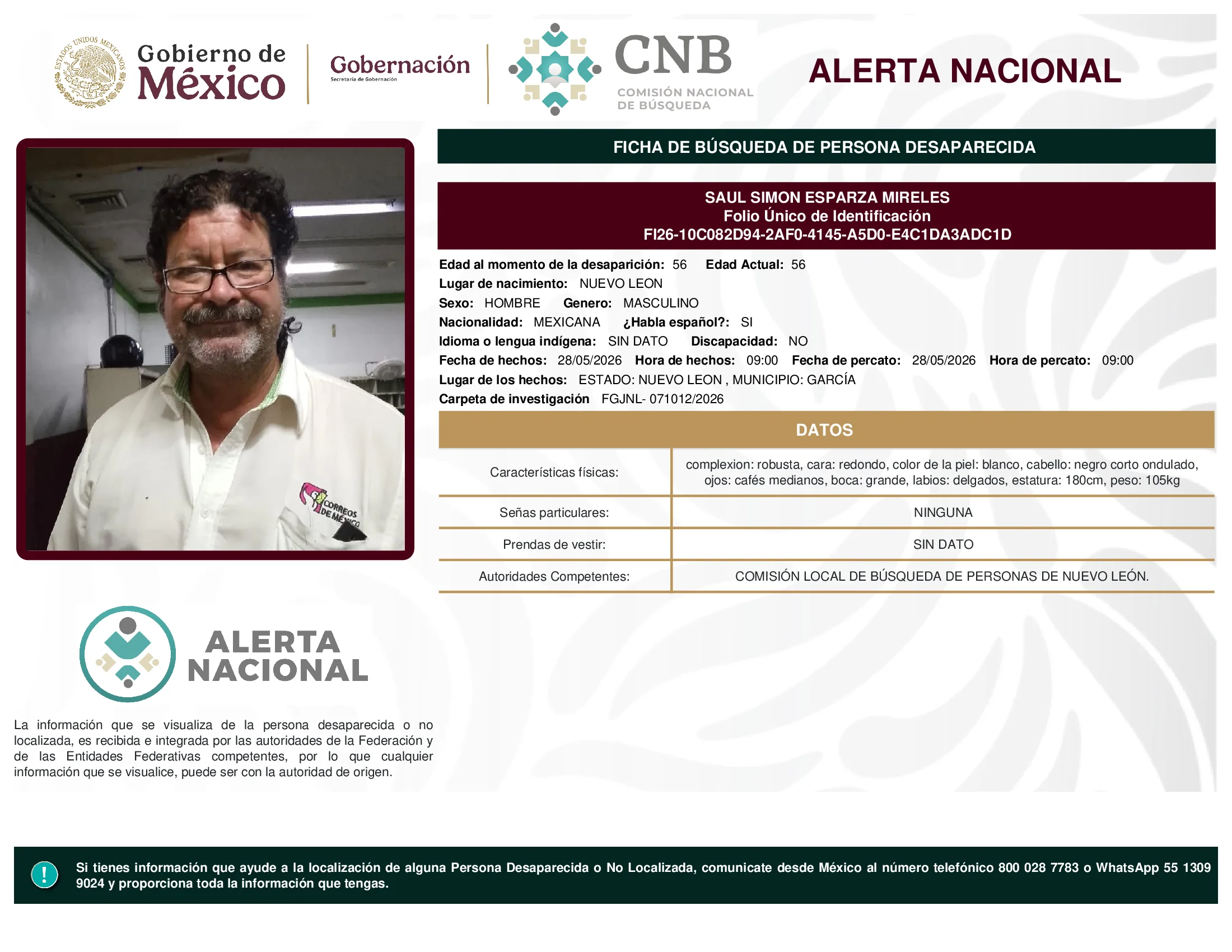 Saul Simon Esparza Mireles