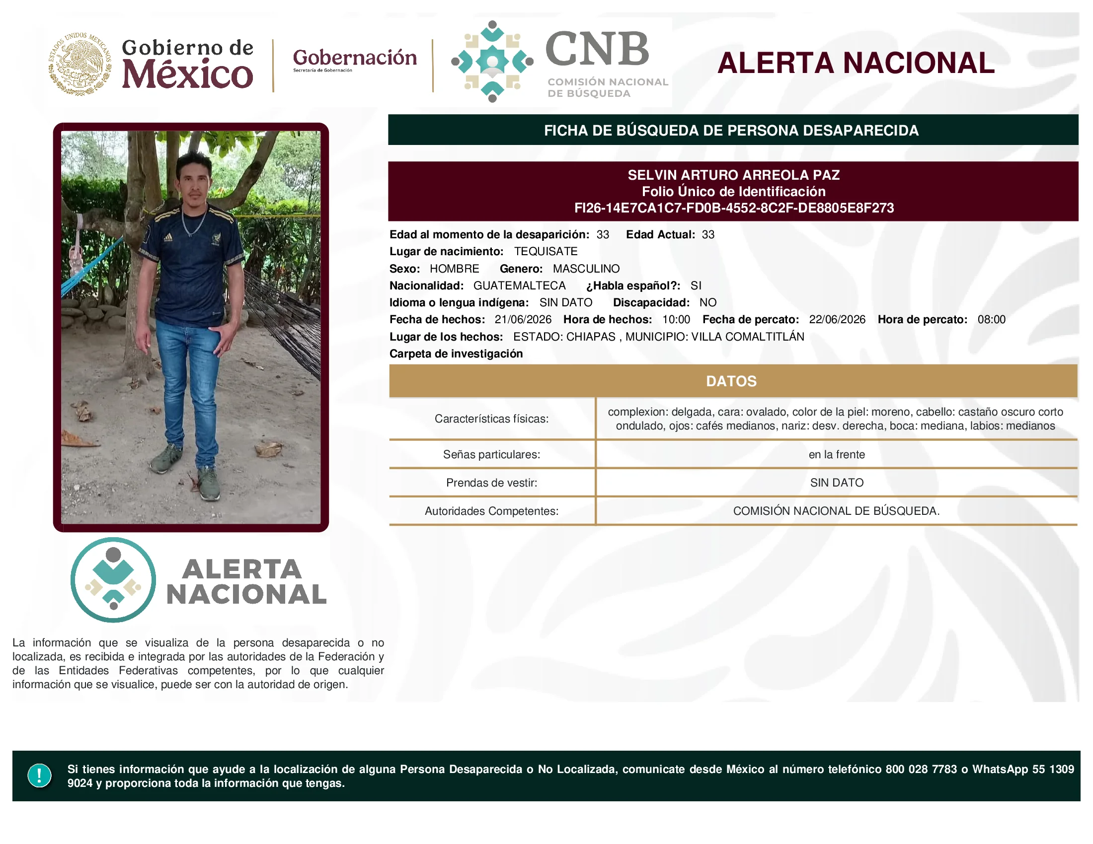 Selvin Arturo Arreola Paz