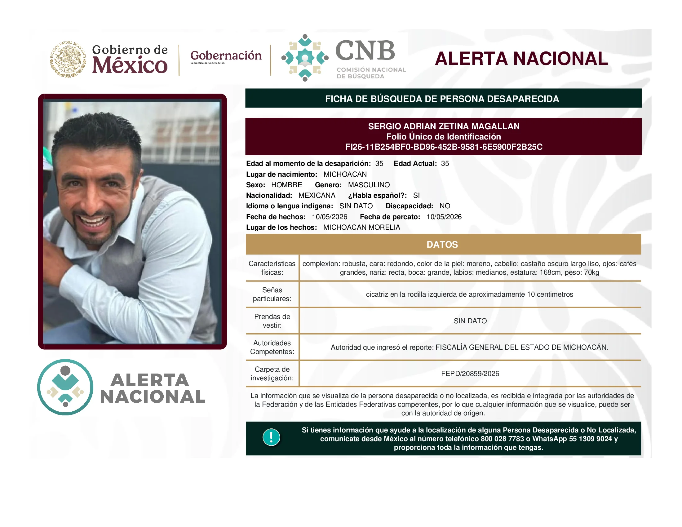 Sergio Adrian Zetina Magallan