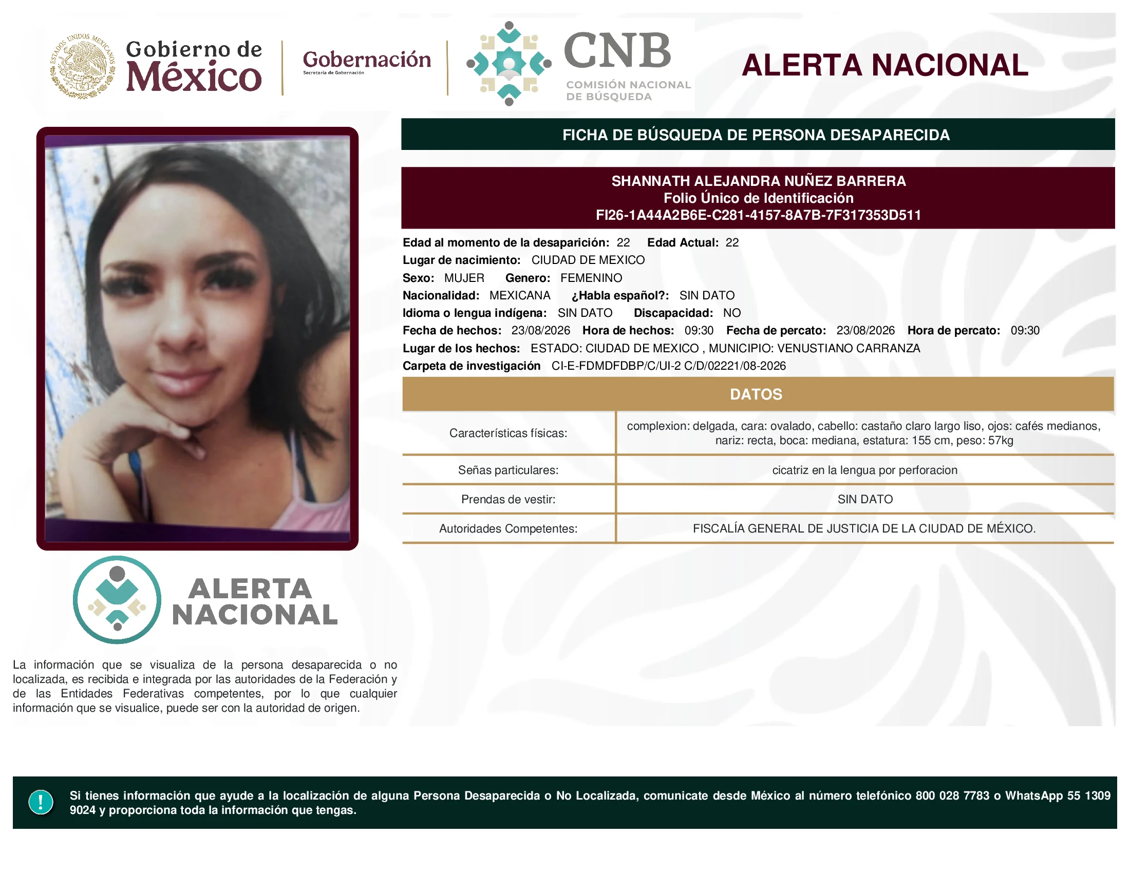 Shannath Alejandra Nuñez Barrera