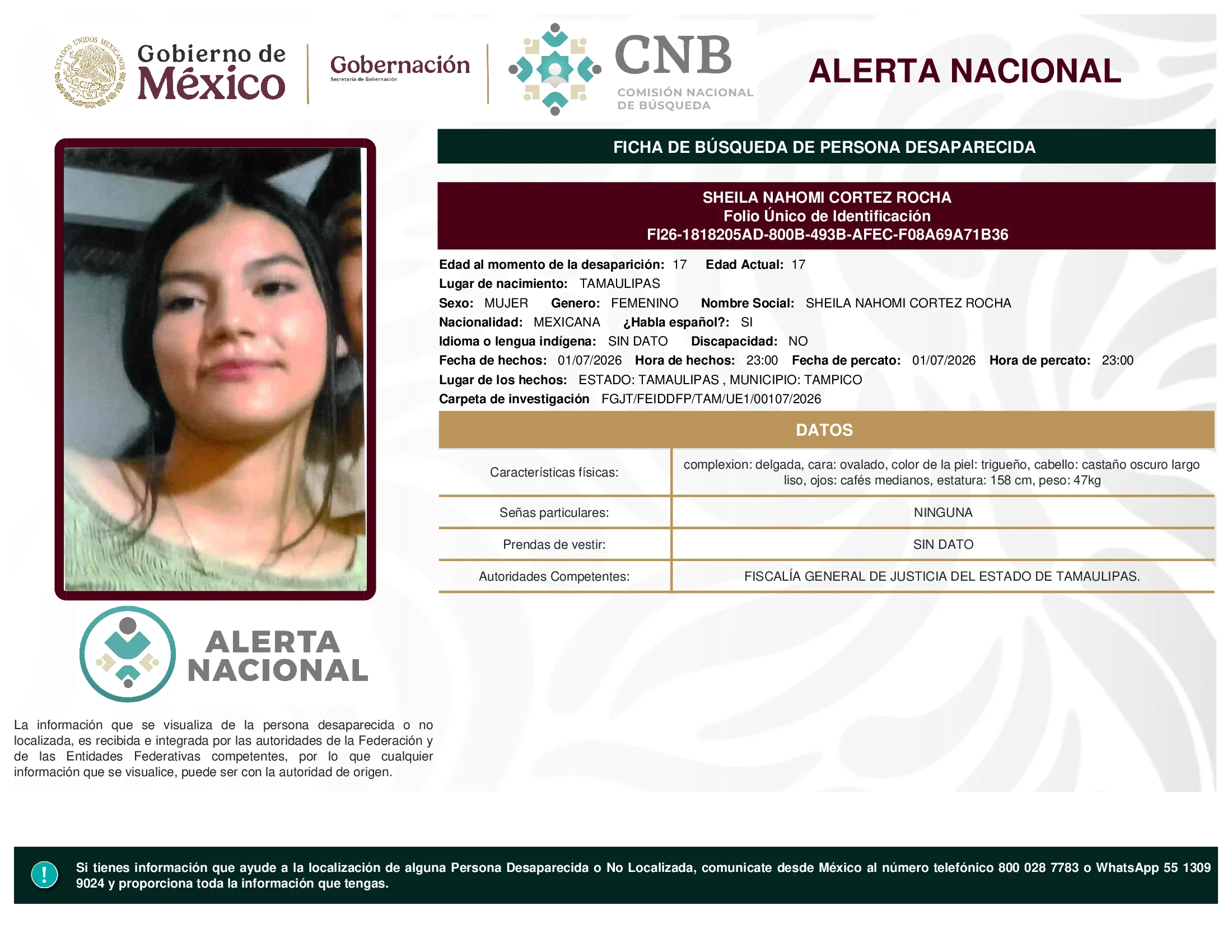 Sheila Nahomi Cortez Rocha