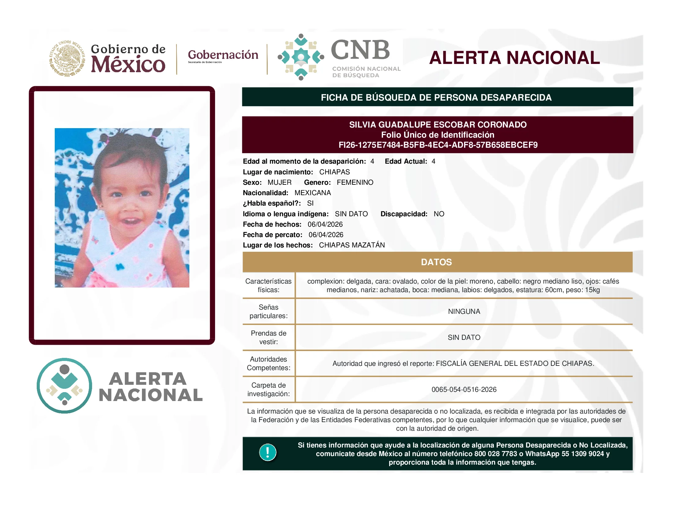Silvia Guadalupe Escobar Coronado