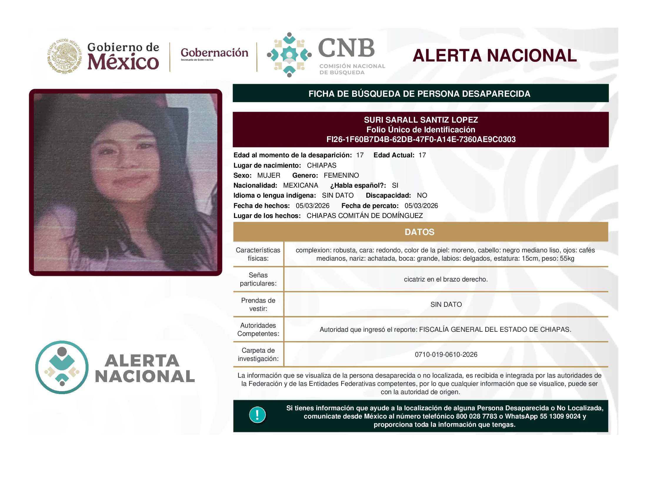 Suri Sarall Santiz Lopez