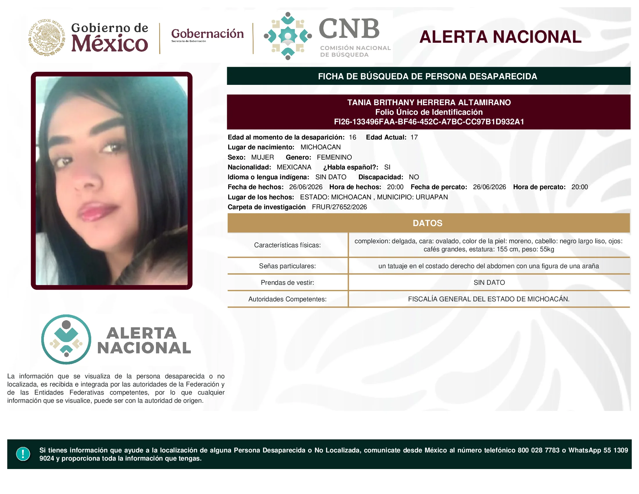 Tania Brithany Herrera Altamirano