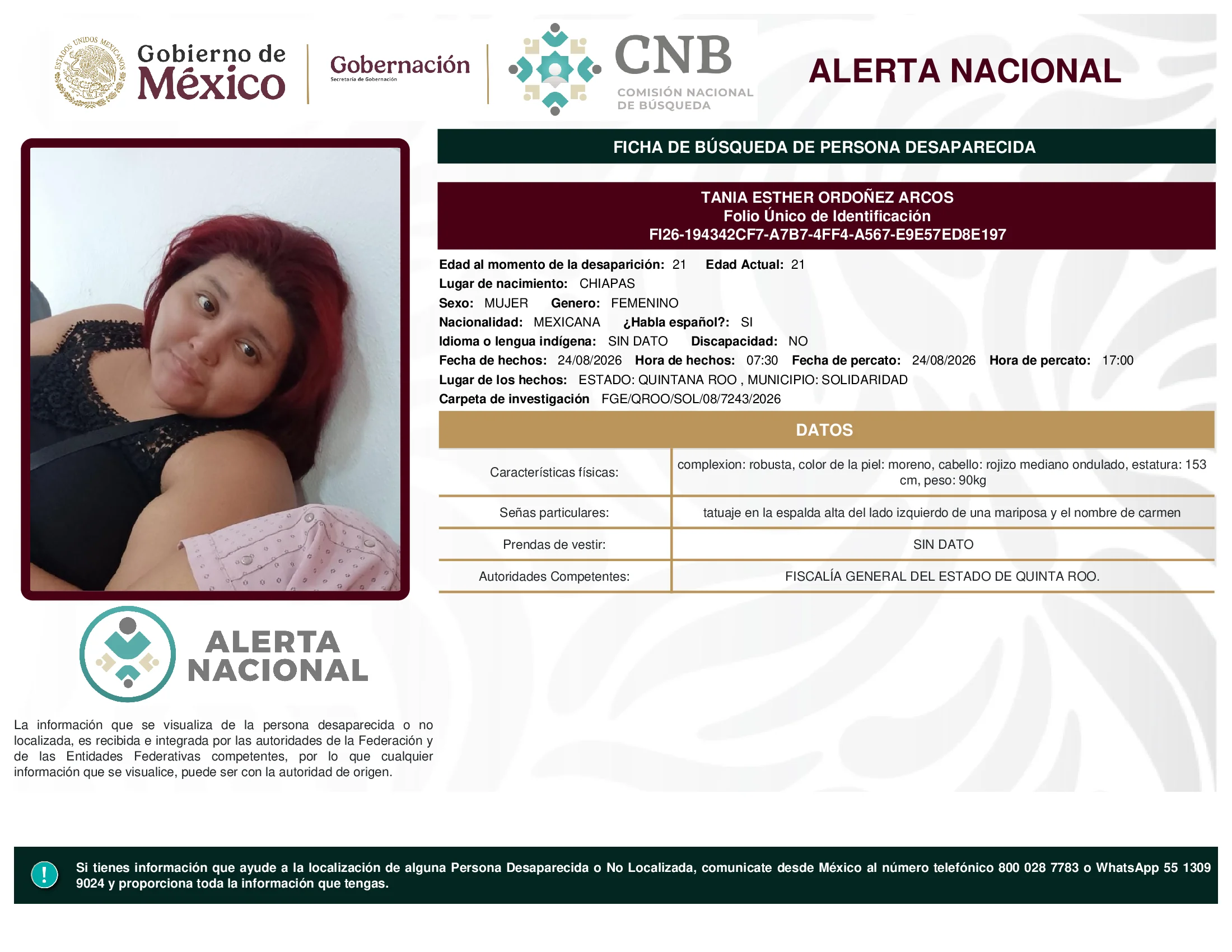 Tania Esther Ordoñez Arcos