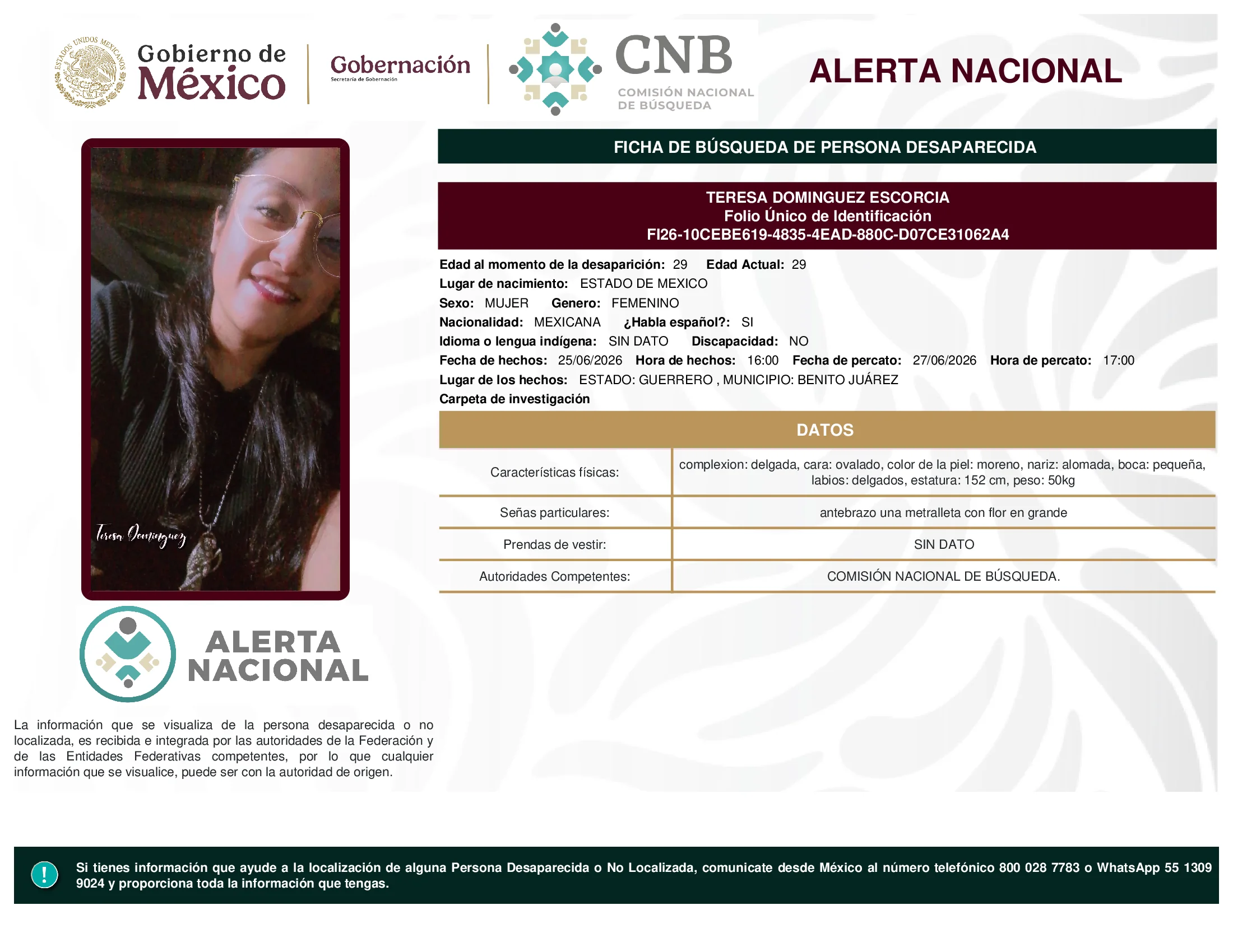 Teresa Dominguez Escorcia