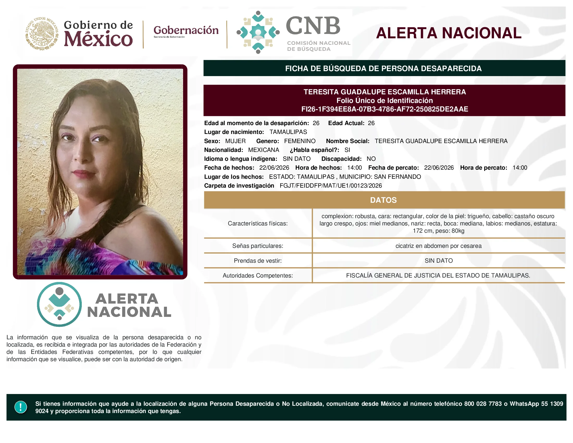 Teresita Guadalupe Escamilla Herrera