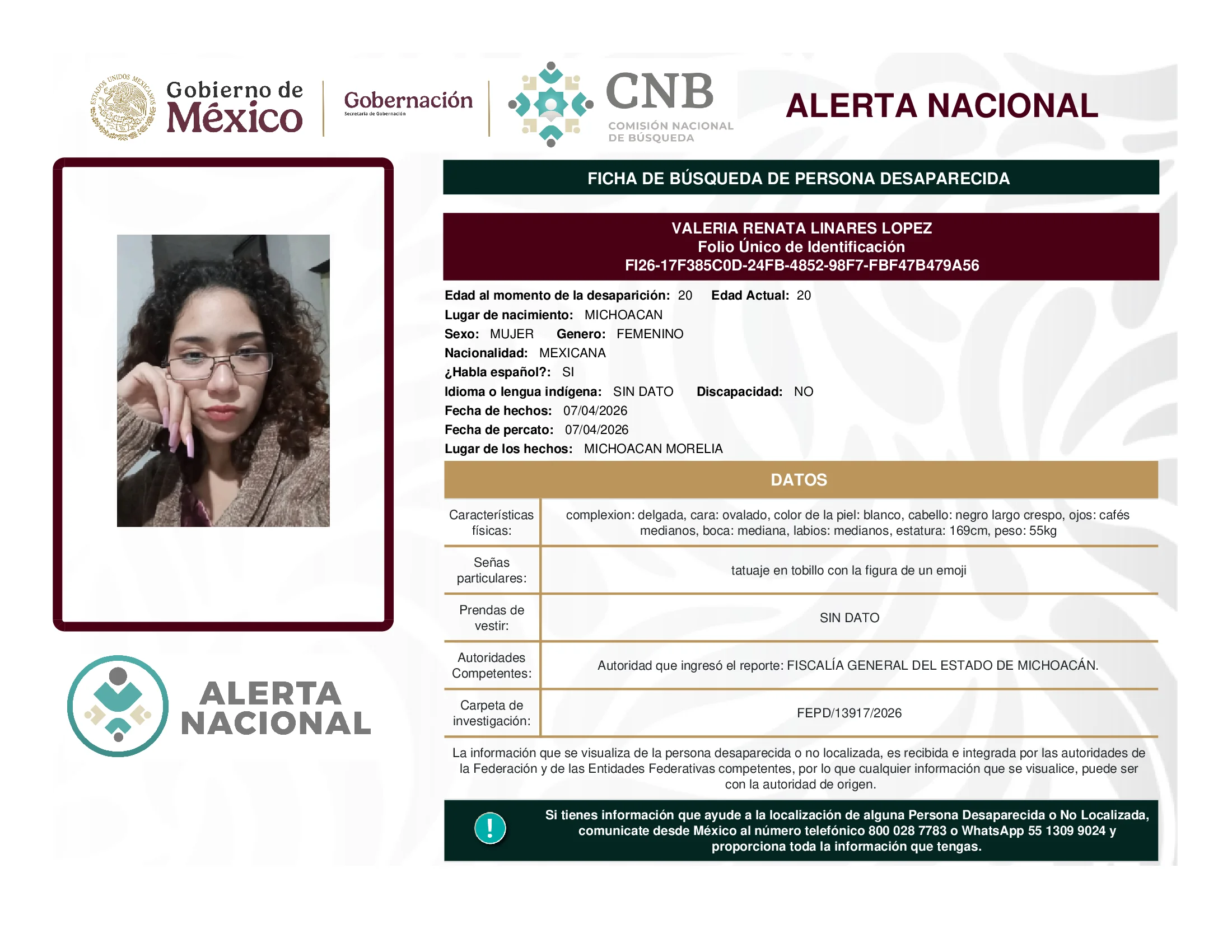 Valeria Renata Linares Lopez