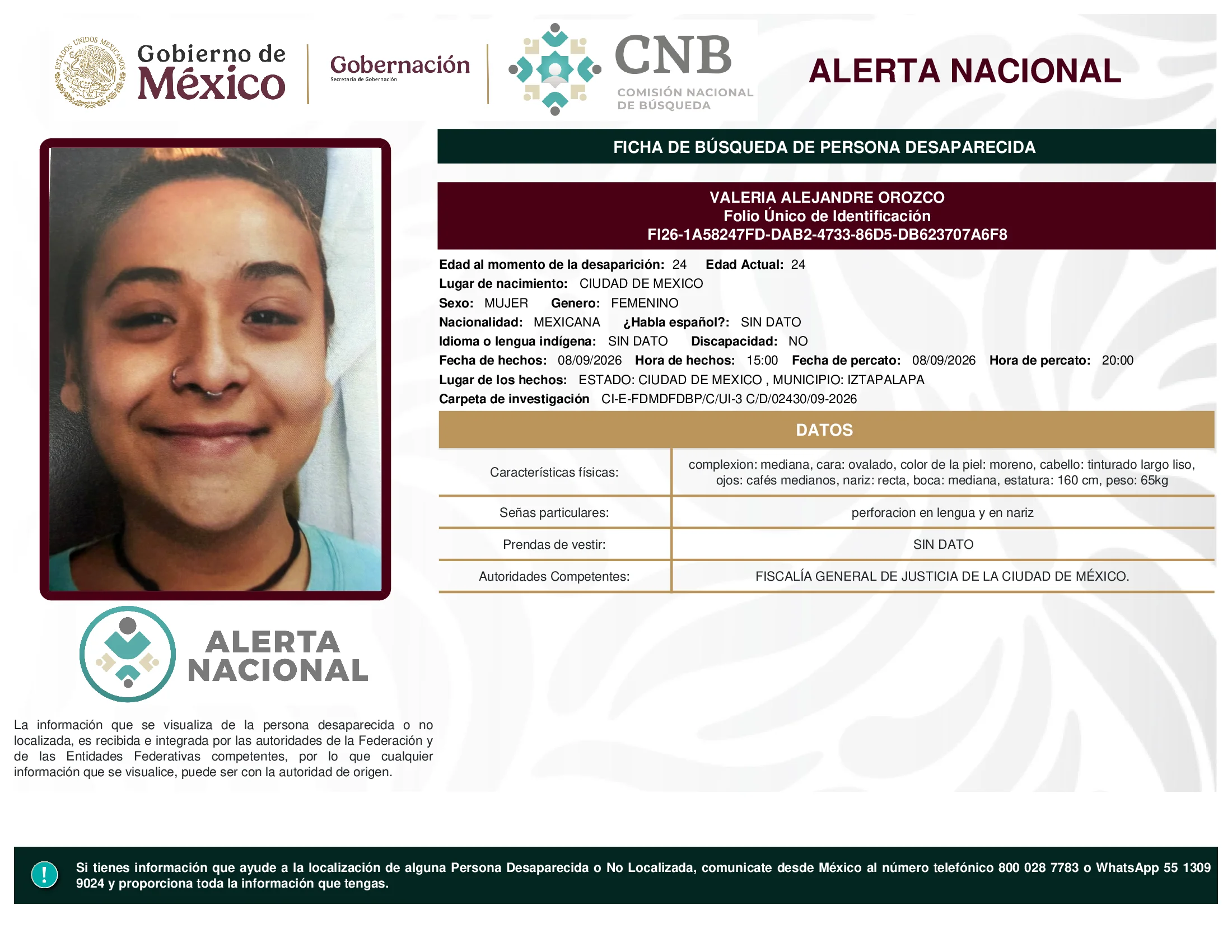 Valeria Alejandre Orozco