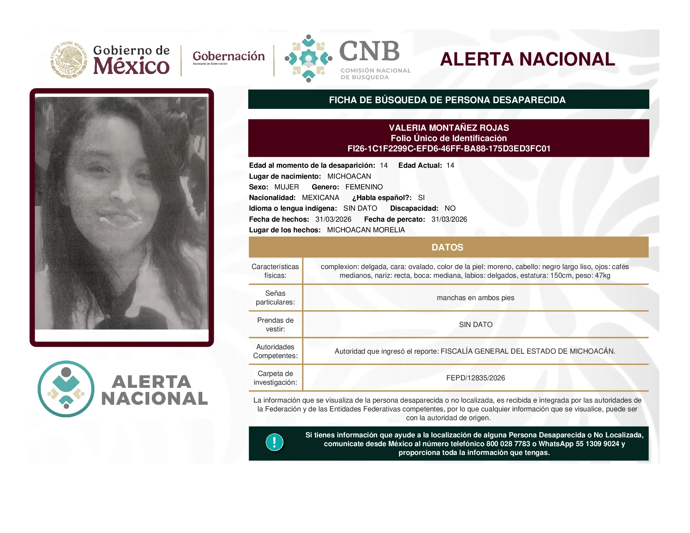 Valeria Montañez Rojas