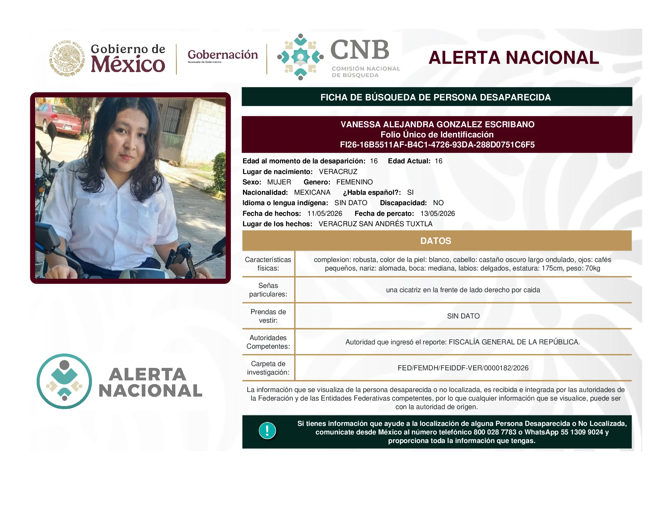 Vanessa Alejandra Gonzalez Escribano