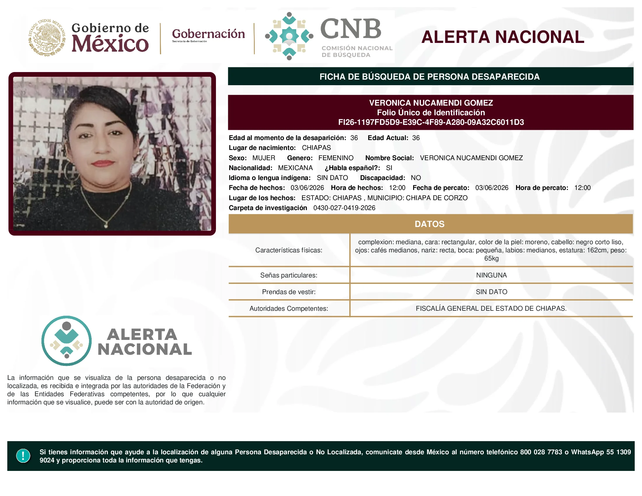 Veronica Nucamendi Gomez