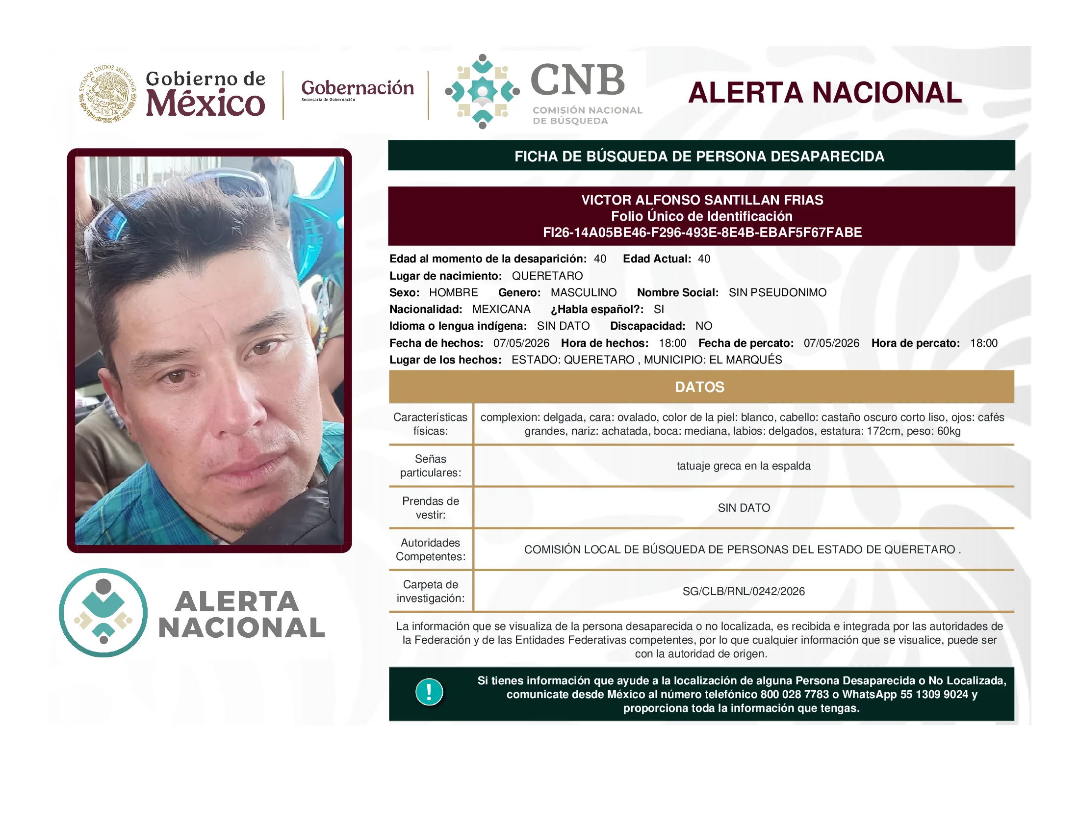 Victor Alfonso Santillan Frias