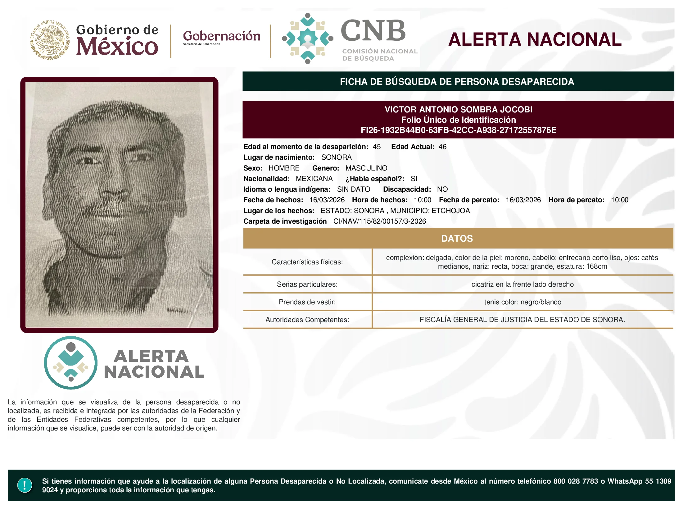 Victor Antonio Sombra Jocobi