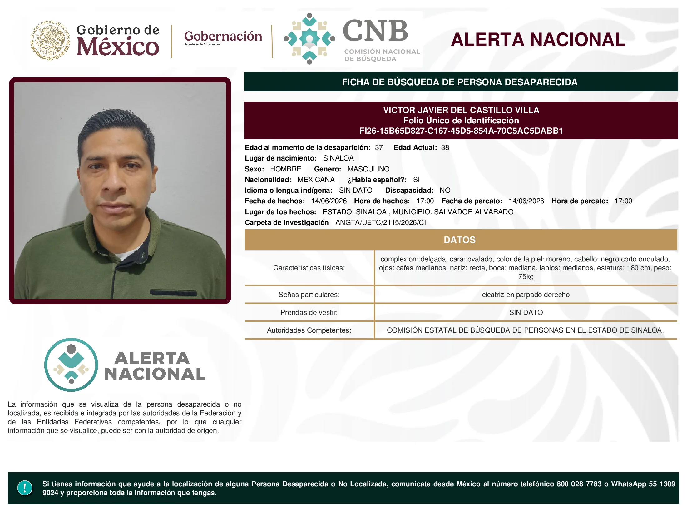 Victor Javier Del Castillo Villa