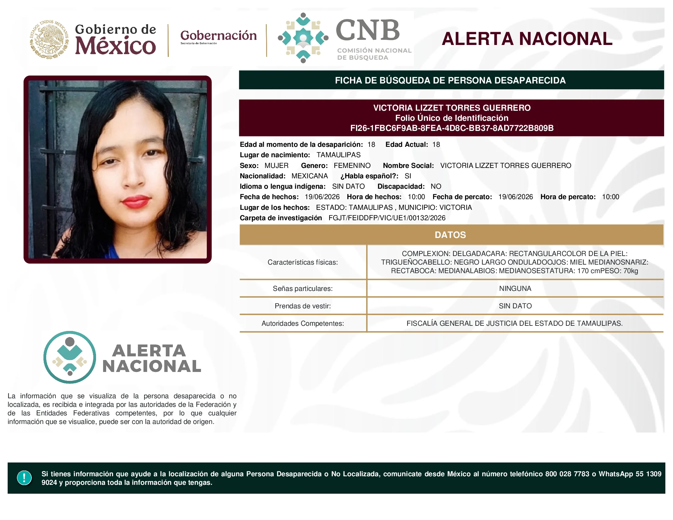 Victoria Lizzet Torres Guerrero