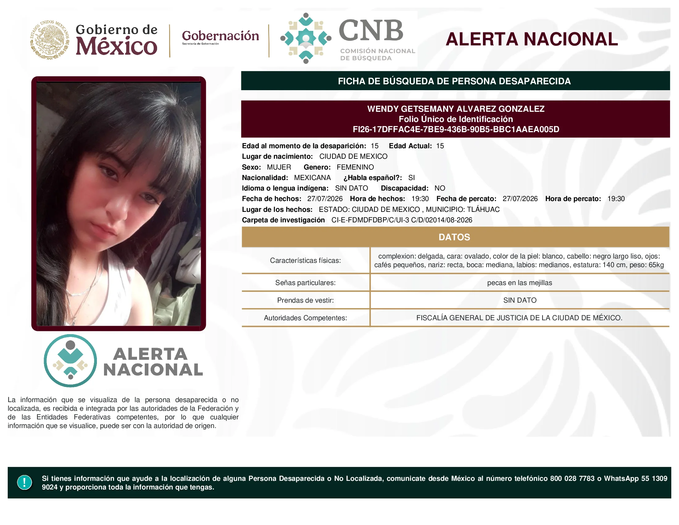 Wendy Getsemany Alvarez Gonzalez