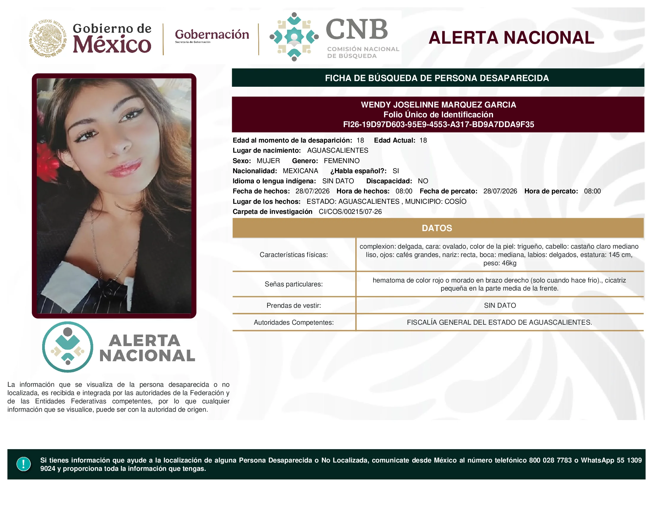 Wendy Joselinne Marquez Garcia