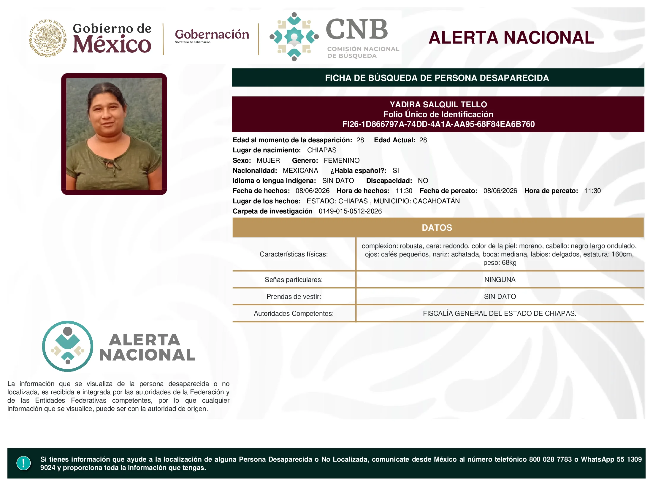 Yadira Salquil Tello