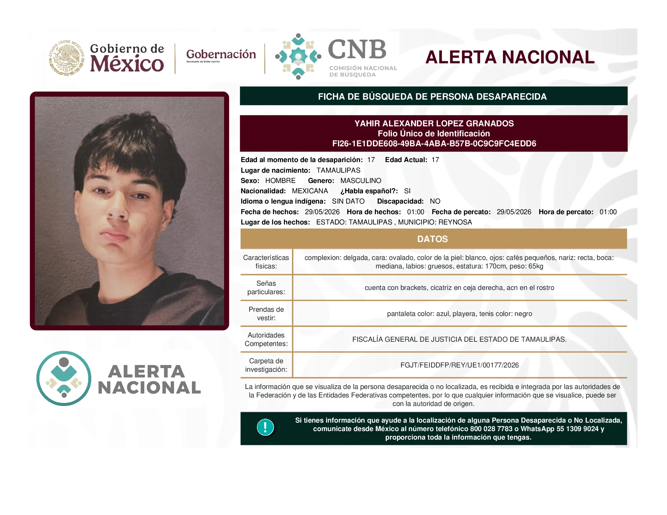 Yahir Alexander Lopez Granados
