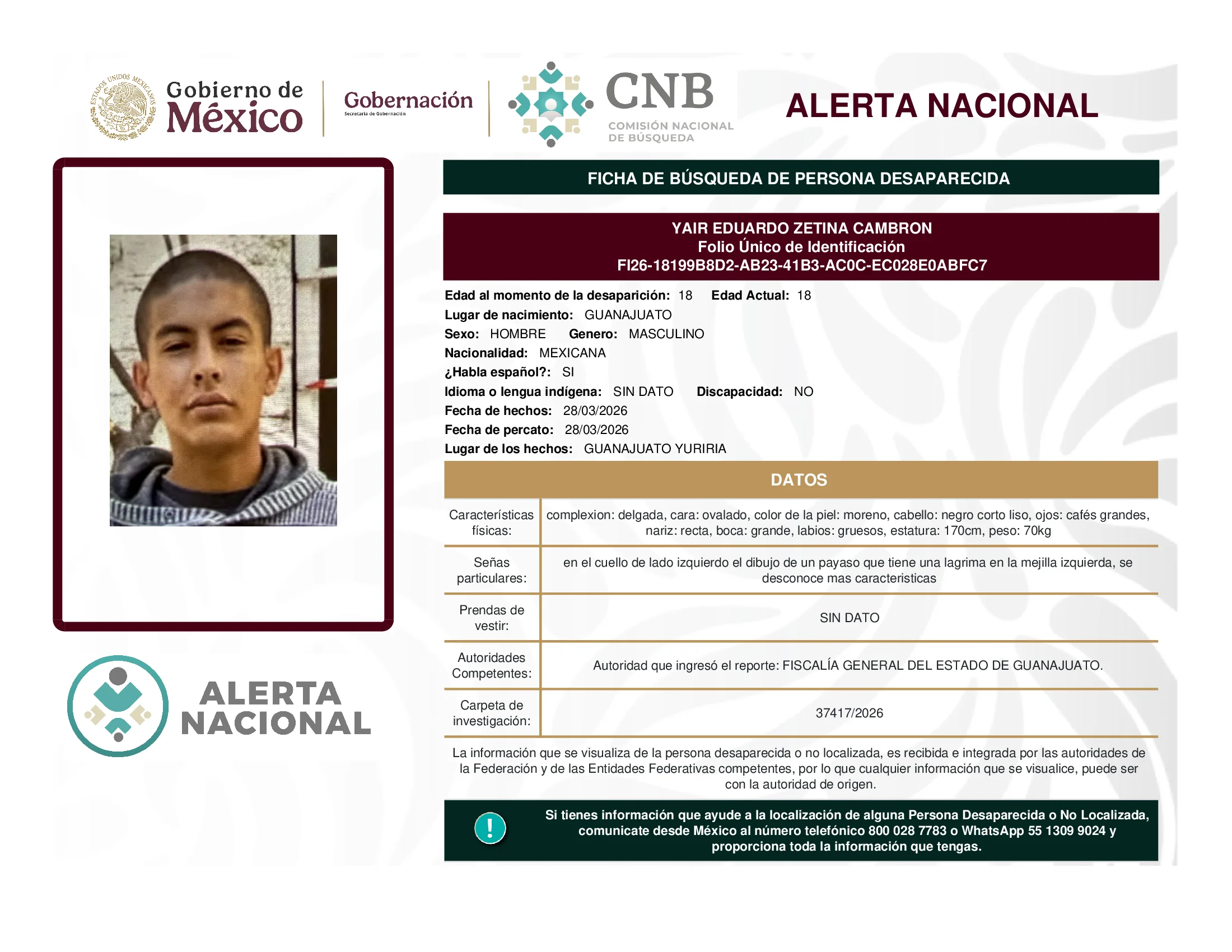 Yair Eduardo Zetina Cambron