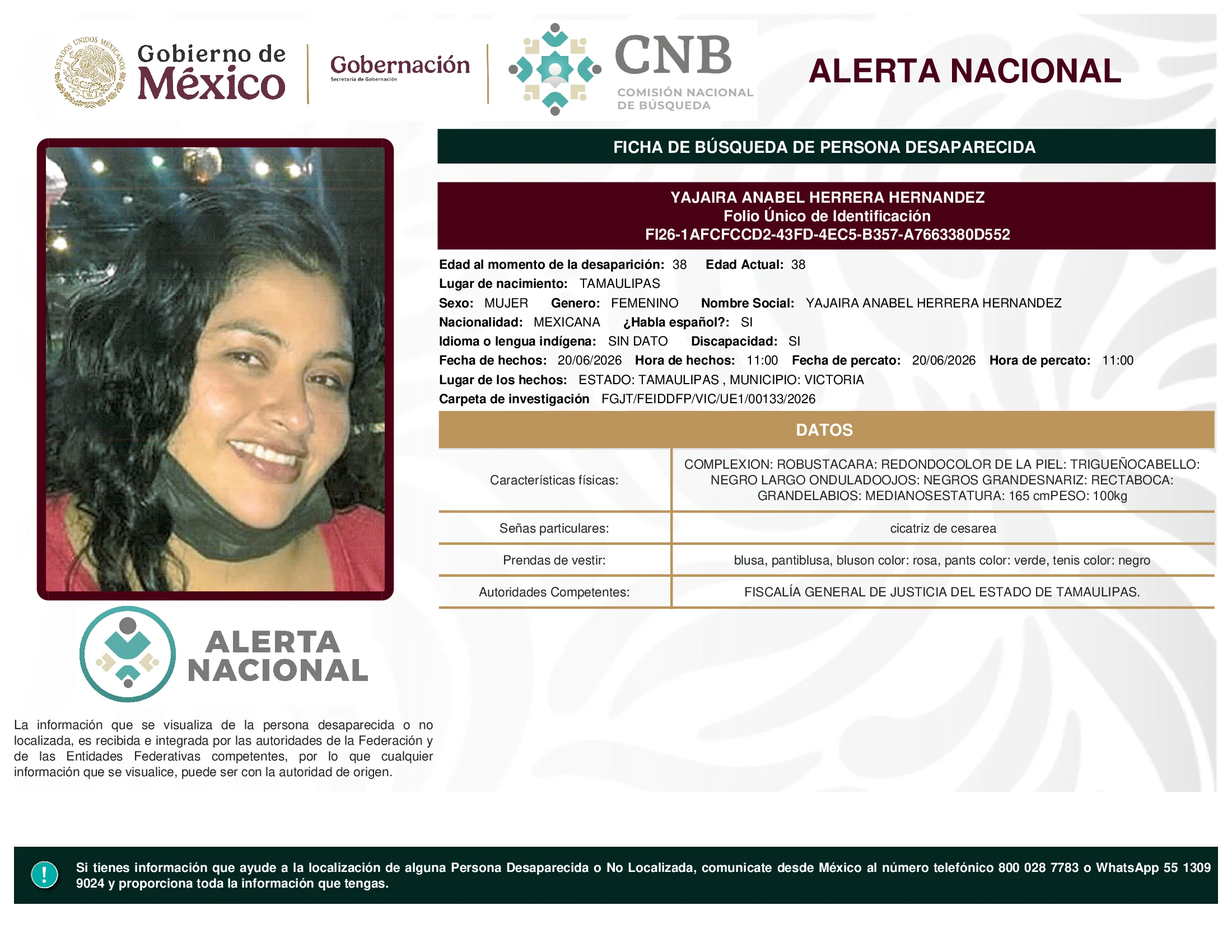 Yajaira Anabel Herrera Hernandez