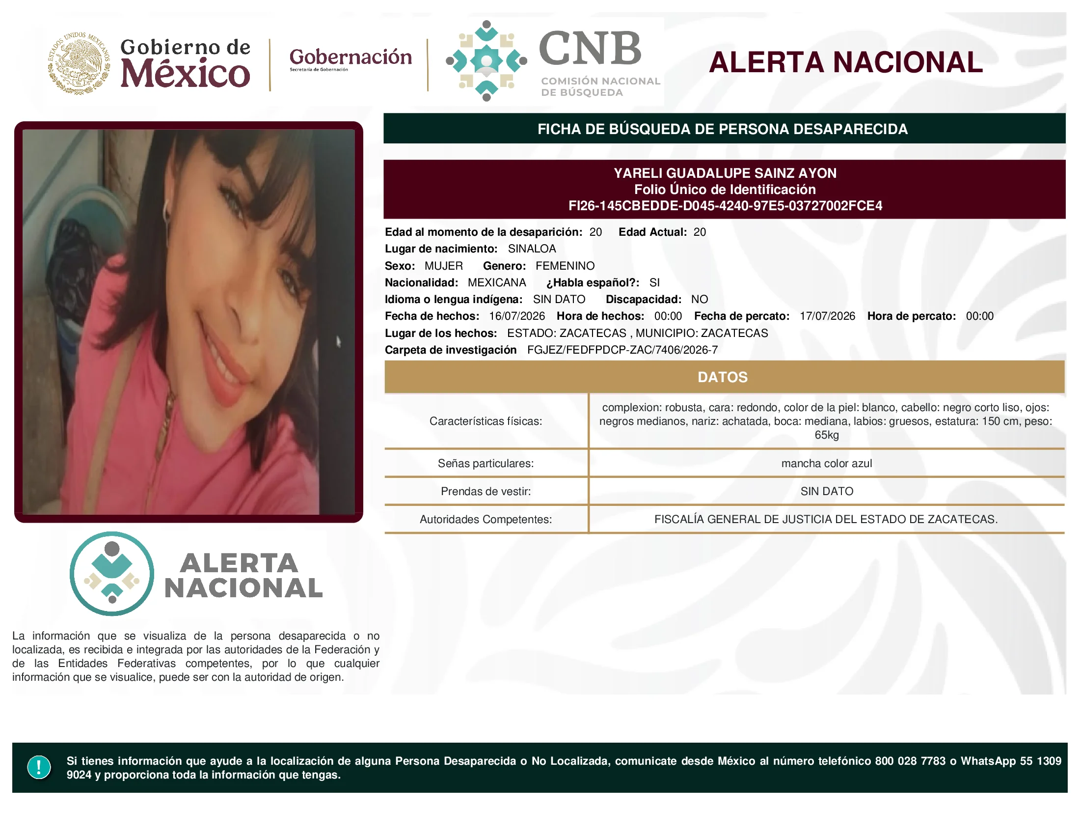 Yareli Guadalupe Sainz Ayon