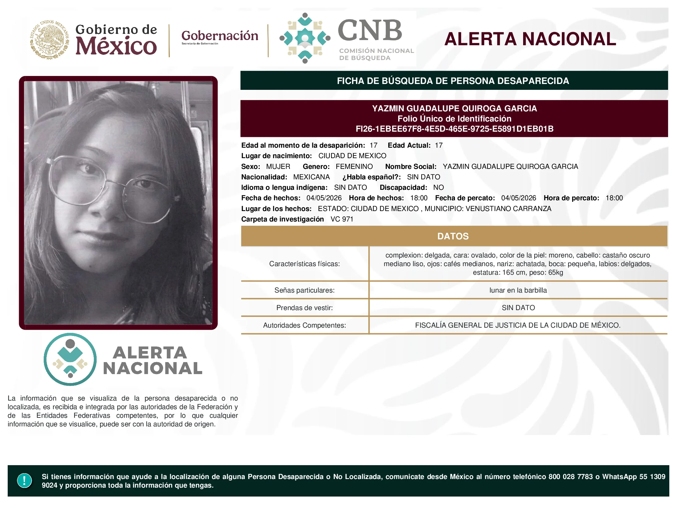 Yazmin Guadalupe Quiroga Garcia
