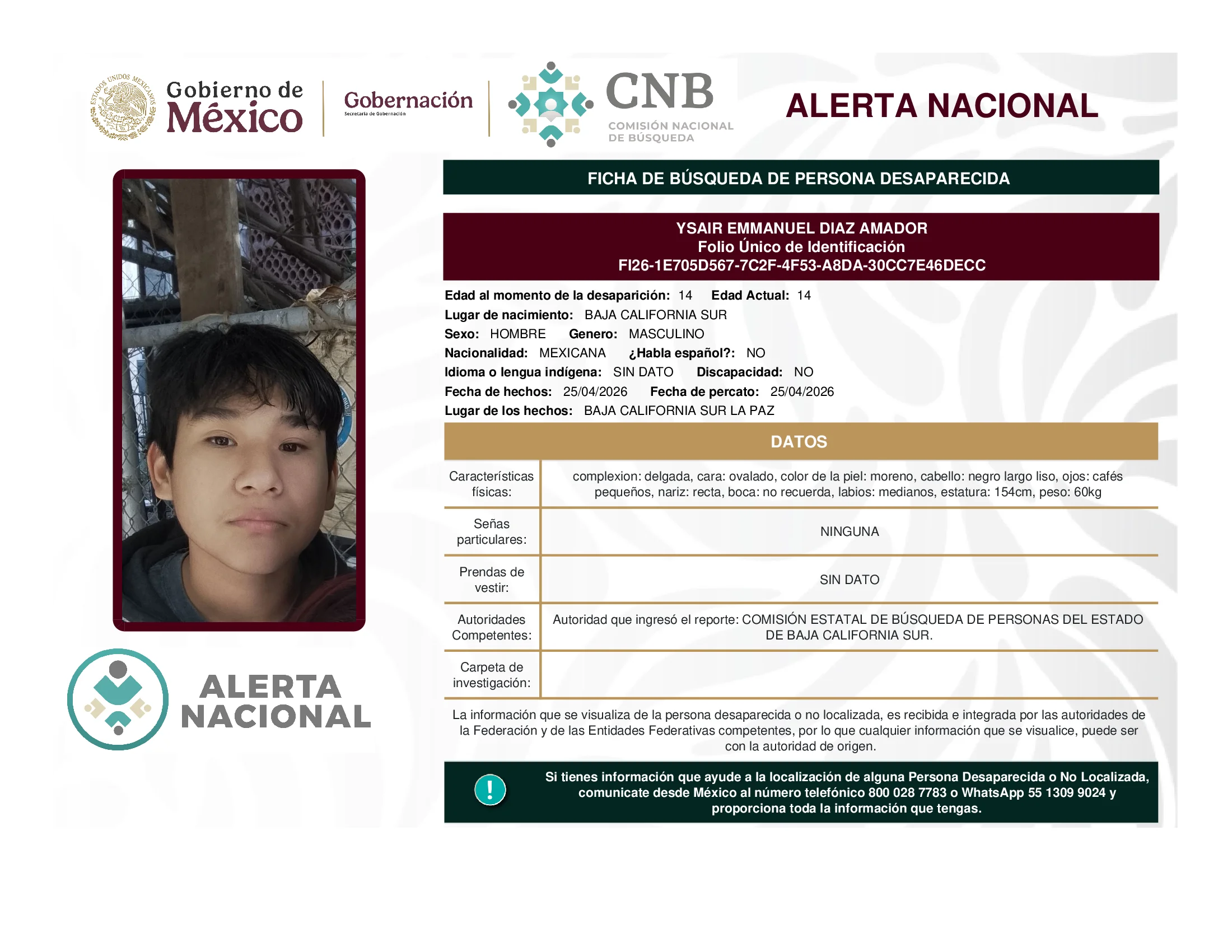 Ysair Emmanuel Diaz Amador