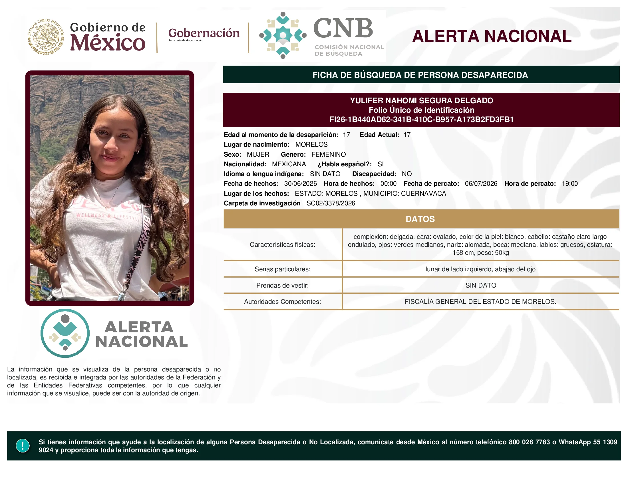 Yulifer Nahomi Segura Delgado